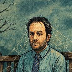 Retrato ilustrado del Dr. Jophiel Espaillat Caldentey